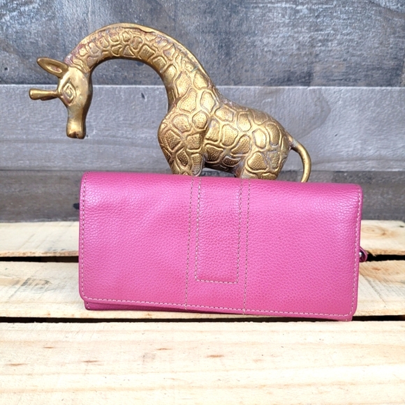 Clarks Handbags - Clarks Pink Women's Leather Wallet